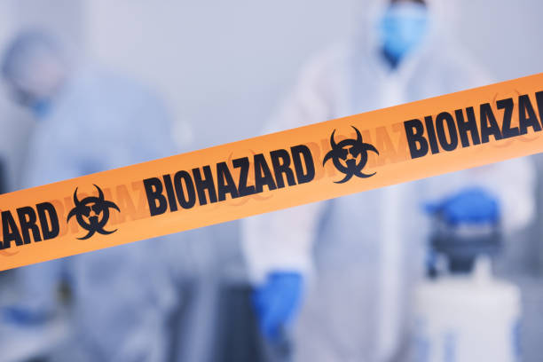 Professional Biohazard Cleanup technician working in Belleview, FL